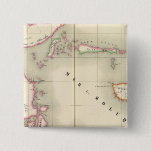 Bóton Quadrado 5.08cm Maluku Oceania n.o 21