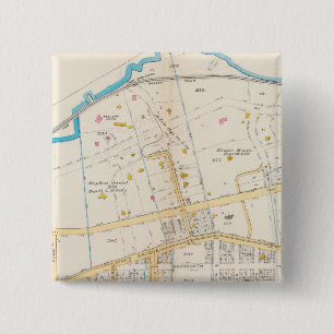 Bóton Quadrado 5.08cm Manhatten, Nova Iorque 5