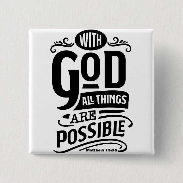 Bóton Quadrado 5.08cm Mantenha ou Design seu (Frente)