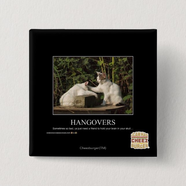 Bóton Quadrado 5.08cm Manutenção (Frente)