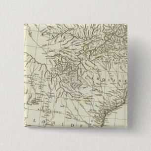 Bóton Quadrado 5.08cm Mapa Canadense