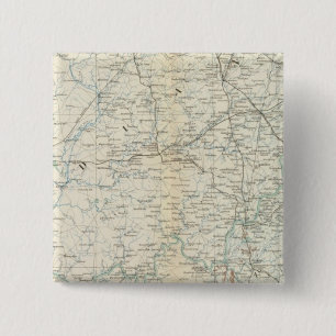 Bóton Quadrado 5.08cm Mapa de genes XVI