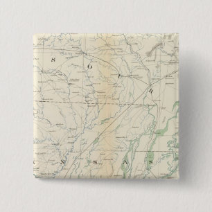 Bóton Quadrado 5.08cm Mapa de genes XVIII