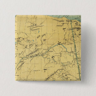 Bóton Quadrado 5.08cm Mapa Do Alasca