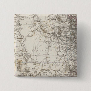 Bóton Quadrado 5.08cm Mapa do Sudeste da Austrália