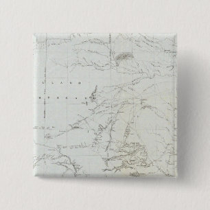 Bóton Quadrado 5.08cm Mapa do Texas e parte do Novo México