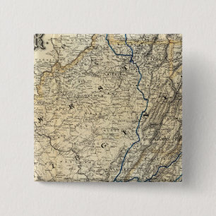 Bóton Quadrado 5.08cm Mapa Richmond e Louisville RR