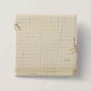 Bóton Quadrado 5.08cm Mapas de Comstock Mine Número I