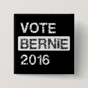 Bóton Quadrado 5.08cm Máquinas de lixar 2016 de Bernie do voto