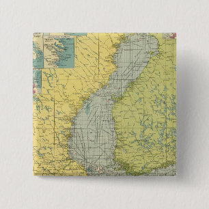 Bóton Quadrado 5.08cm Mar Báltico