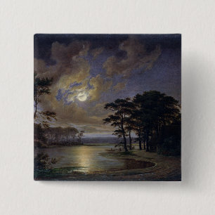 Bóton Quadrado 5.08cm Mar de Holstein - luar, 1847