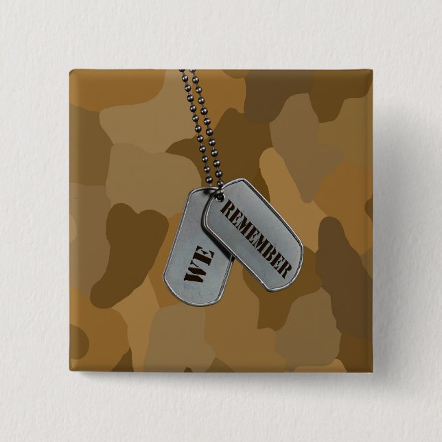 Bóton Quadrado 5.08cm Marcas Americanas (Frente)