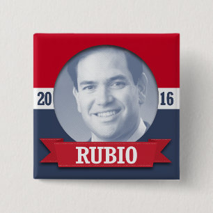 Bóton Quadrado 5.08cm Marco Rubio 2016