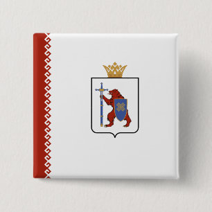 Bóton Quadrado 5.08cm Mari El Flag