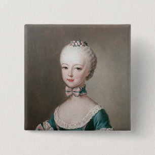 Bóton Quadrado 5.08cm Marie Antoinette