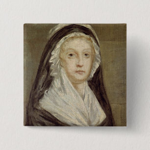 Bóton Quadrado 5.08cm Marie Antoinette no Conciergerie