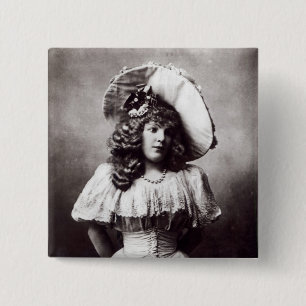 Bóton Quadrado 5.08cm Marie Lloyd