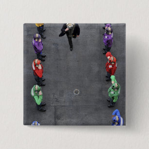 Bóton Quadrado 5.08cm MARINHO dos EUA