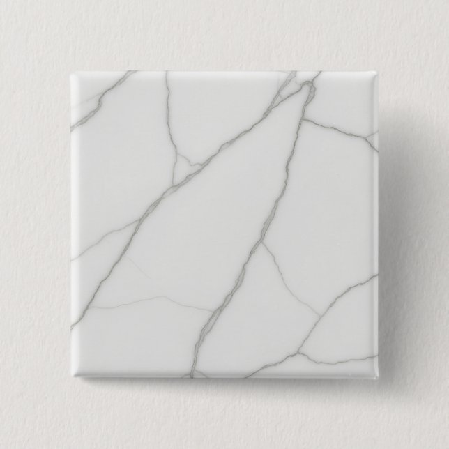 Bóton Quadrado 5.08cm Mármore Branco (Frente)