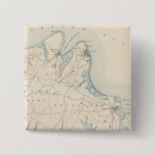 Bóton Quadrado 5.08cm Martha's Vineyard, Massachusetts