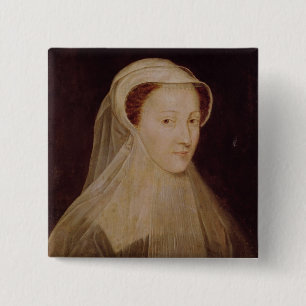 Bóton Quadrado 5.08cm Mary, rainha de escocês