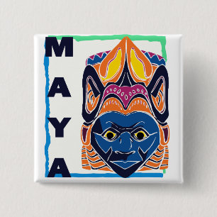 BÓTON QUADRADO 5.08CM MÁSCARA MAIA