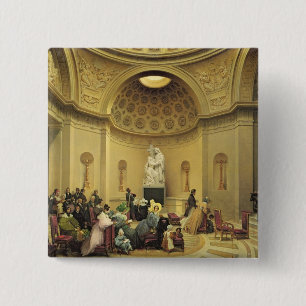 Bóton Quadrado 5.08cm Massa na capela expiatória, 1830-48