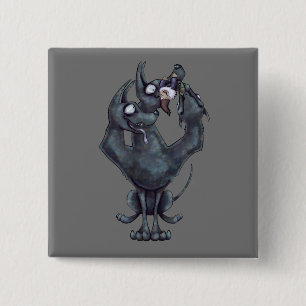 Bóton Quadrado 5.08cm Mastigar Toy