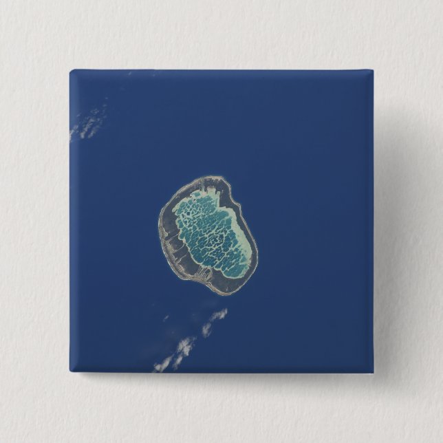 Bóton Quadrado 5.08cm Mataiva Atoll, Tuamotu Archipelago (Frente)