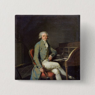 Bóton Quadrado 5.08cm Maximiliano de Robespierre