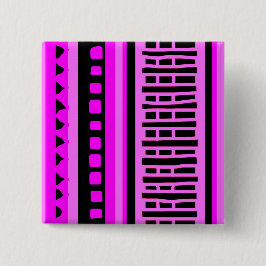 Bóton Quadrado 5.08cm MAZIPOÓDLES Cortagem com costelas em ranhura 001 B