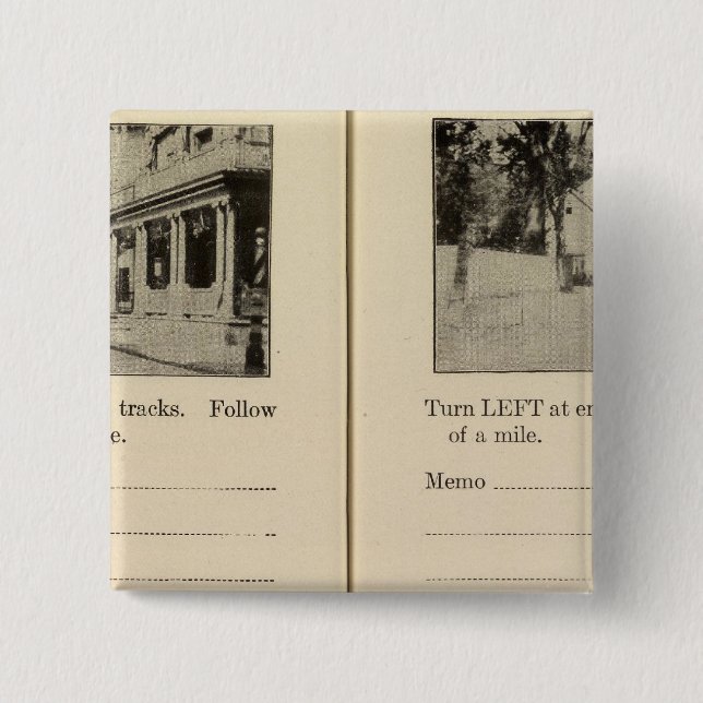 Bóton Quadrado 5.08cm Mechanicsville, NY (Frente)