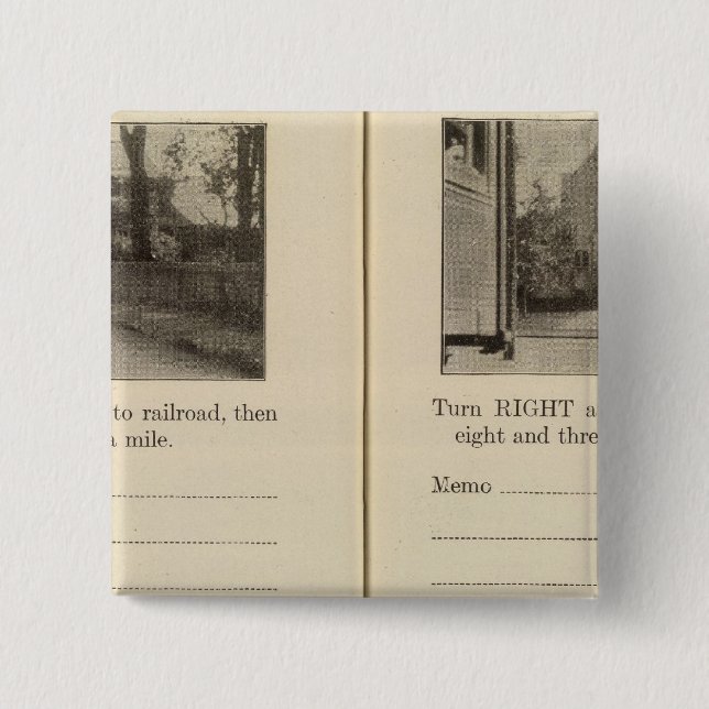 Bóton Quadrado 5.08cm Mechanicsville Waterford (Frente)