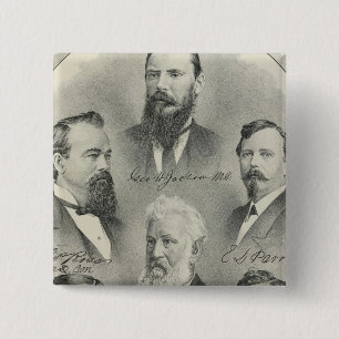 Bóton Quadrado 5.08cm Médicos do condado de Yolo, dentistas