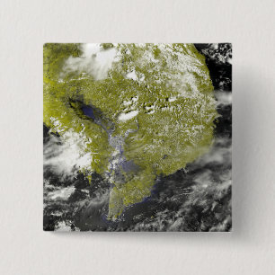 Bóton Quadrado 5.08cm Mekong Delta e Tonle Sap