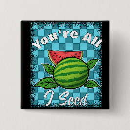 Bóton Quadrado 5.08cm melancia