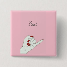 Bóton Quadrado 5.08cm Melhor