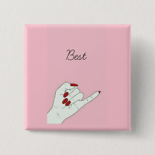 Bóton Quadrado 5.08cm Melhor