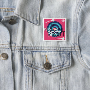 Bóton Quadrado 5.08cm Melhor Pessoal da CBC