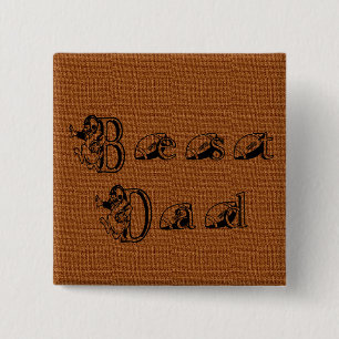 Bóton Quadrado 5.08cm Melhor texto de futebol do Pai