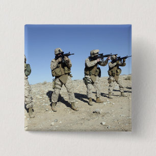 Bóton Quadrado 5.08cm Membros da equipa militares de Transistion