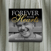 Memorial de Fotografia Funeral Dourada Negra