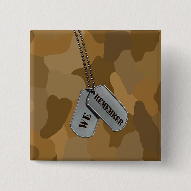 Bóton Quadrado 5.08cm Menção honrosa (Frente)