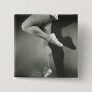 Bóton Quadrado 5.08cm Menina de dança
