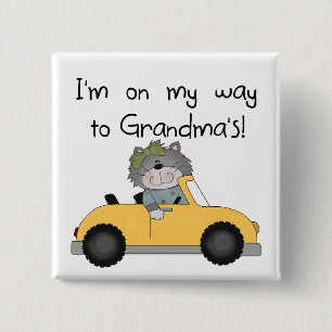 Bóton Quadrado 5.08cm Menina - em minha maneira ao camiseta e aos