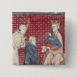 Bóton Quadrado 5.08cm Mensageiros que dizem Charlemagne