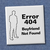 Mensagem Divertida de Erro 404 - Namorado Não Enco