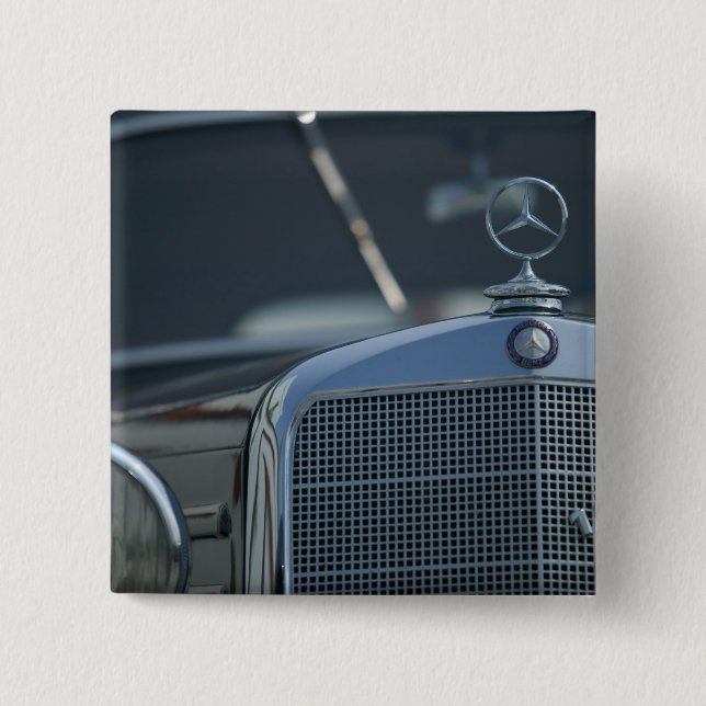 Bóton Quadrado 5.08cm mercedes antigo 4 (Frente)