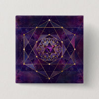 Merkabah em flor da vida - Geometria Sagrada