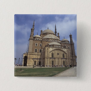 Bóton Quadrado 5.08cm Mesquita Mohammed Ali na Cidade do Cairo, 2